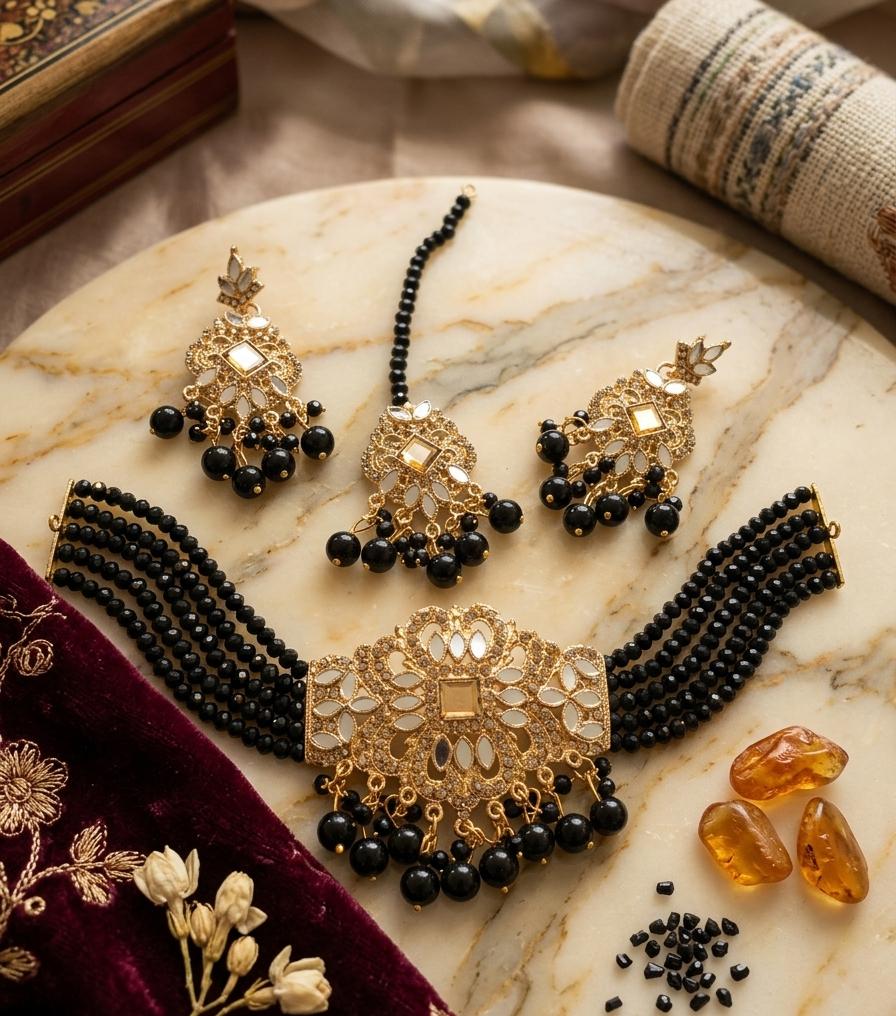 Turkish Crystal Choker Set