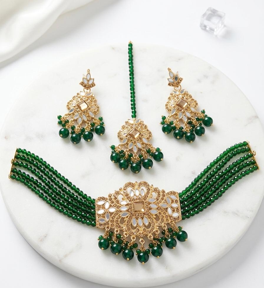 Turkish Crystal Choker Set