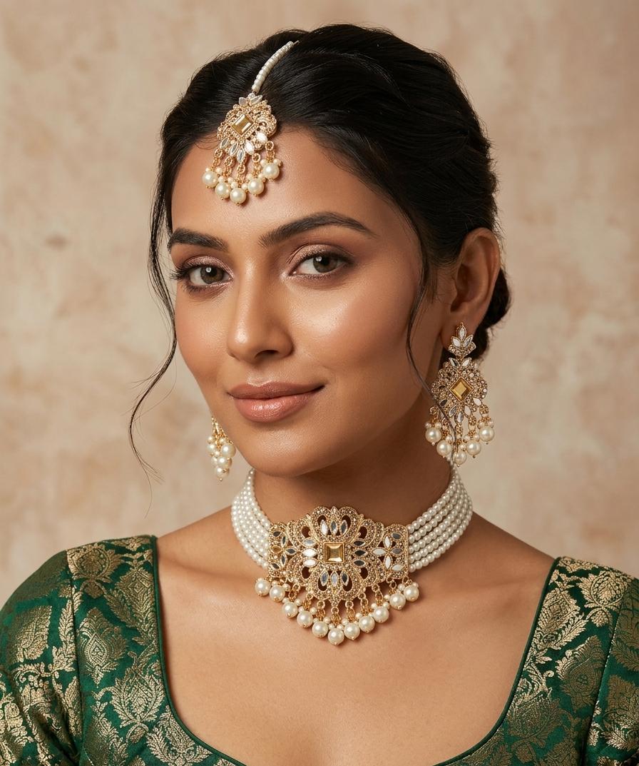 Turkish Crystal Choker Set