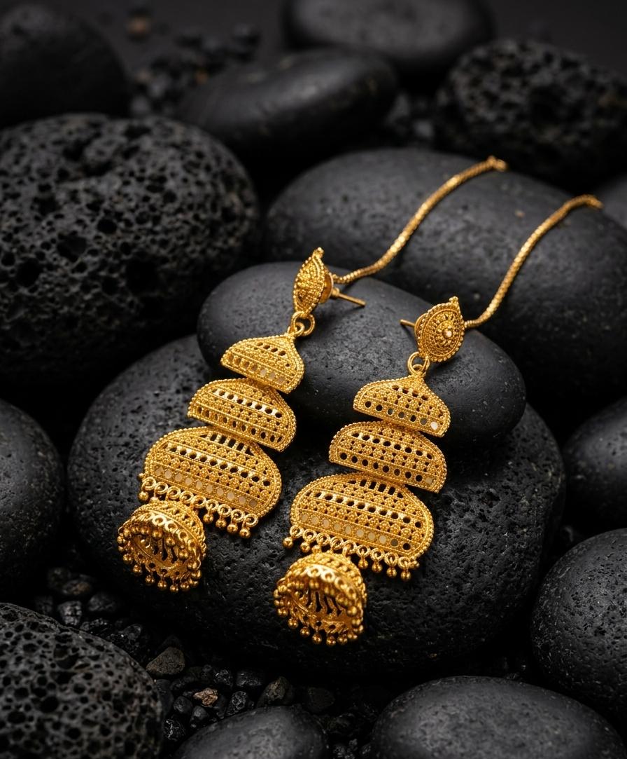 Royal Mughal Jhumnka Earrings