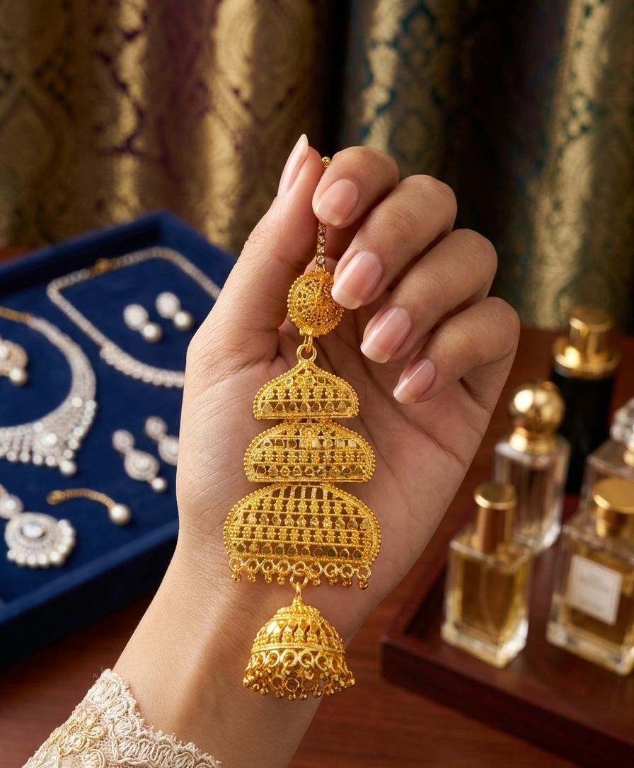 Royal Mughal Jhumnka Earrings
