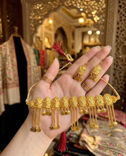 Temple Choker & Earring Set