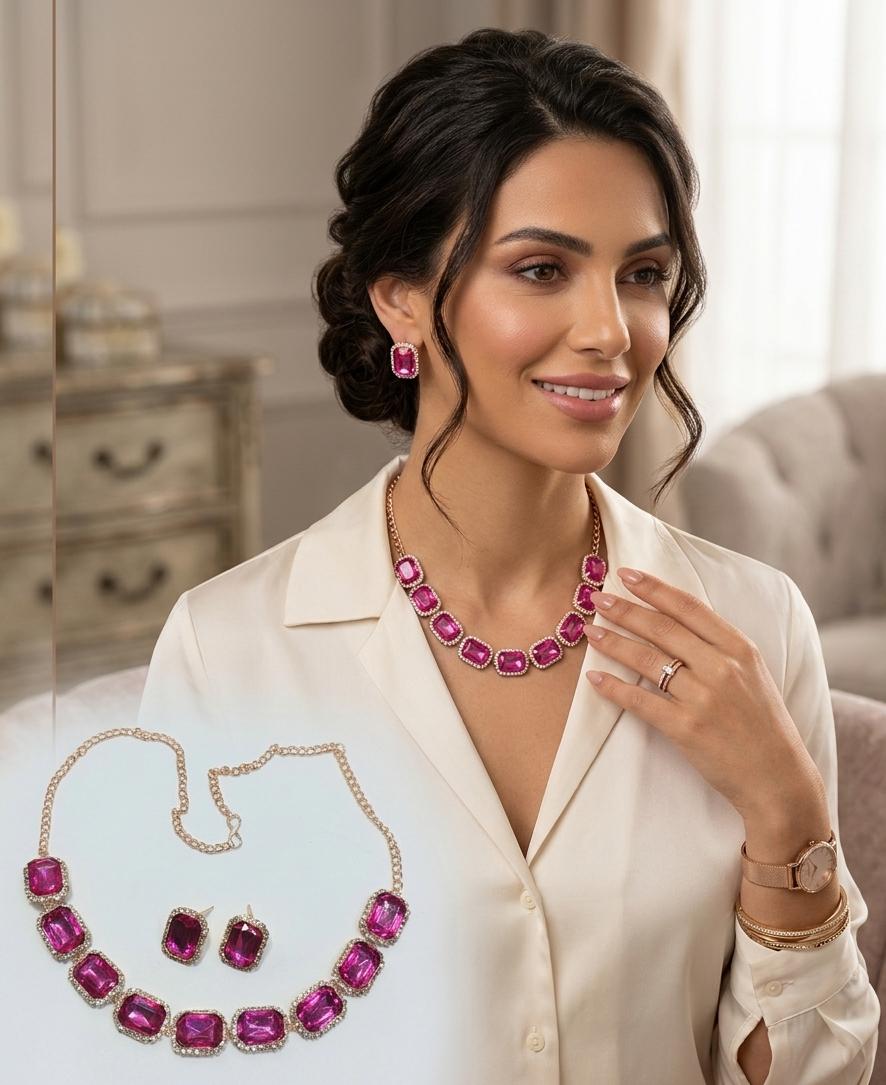 necklace with jems