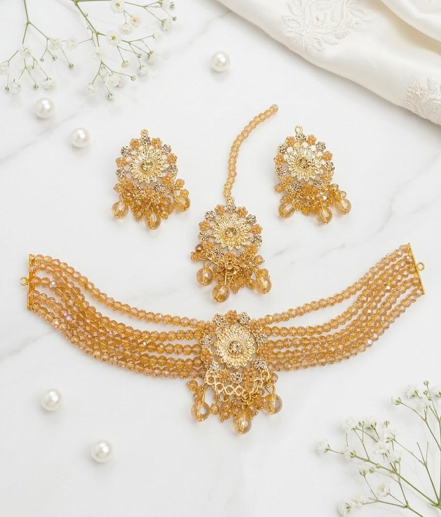 Indian Steel Kundan Jhumka with Saharay Oxidized Silver Jhumki Earring with Ear Chain Traditional Bridal Jewelry Gift for Her