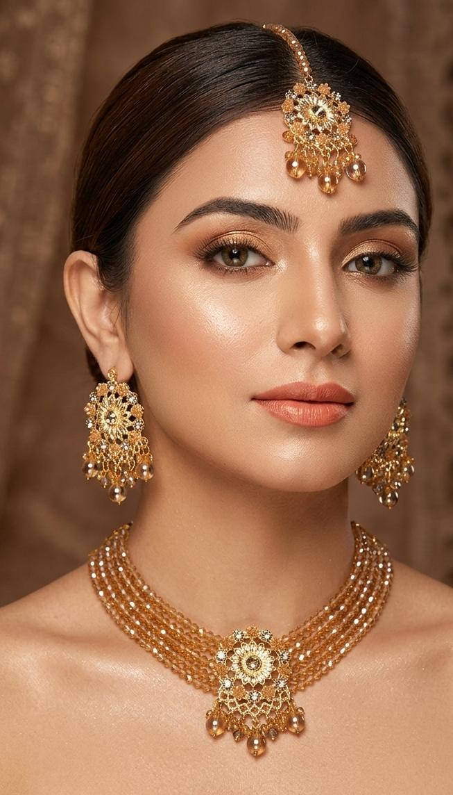 Indian Steel Kundan Jhumka with Saharay Oxidized Silver Jhumki Earring with Ear Chain Traditional Bridal Jewelry Gift for Her